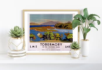 Tobermoray dans les îles occidentales - 11X14" Premium Art Print