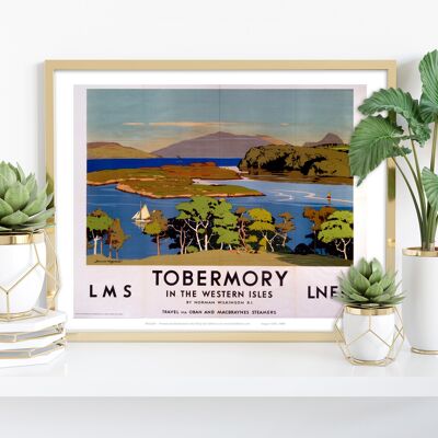 Tobermoray In The Western Isles - 11X14” Premium Art Print