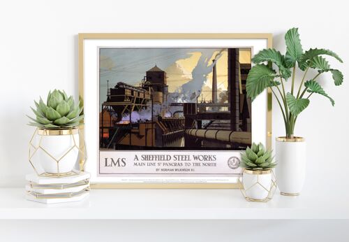 Sheffield Steel Works Lms - 11X14” Premium Art Print