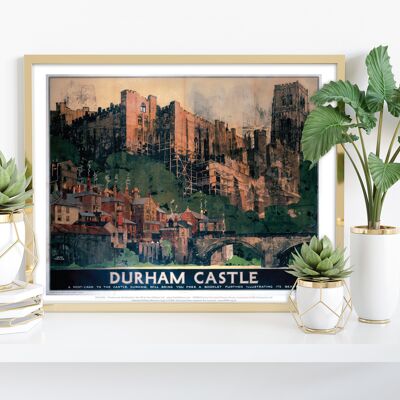 Durham Castle - A Postcard - 11X14” Premium Art Print
