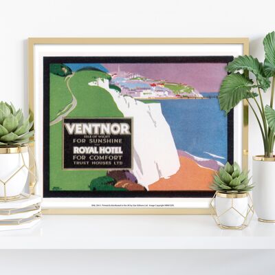 Ventnor Isle of Wight für Sonnenschein – Premium-Kunstdruck