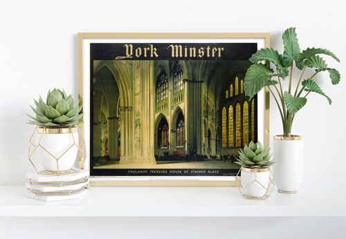 York Minster, Treasure House Of Stained Glass - Art Print