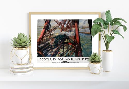 Scotland For Your Holidays, Forth Bridge - 11X14” Art Print