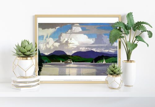 Lake Cruise - 11X14” Premium Art Print