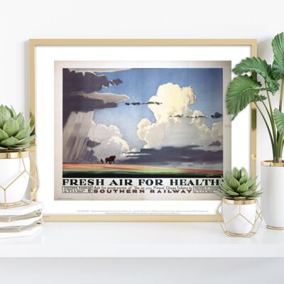 Fresh Air For Health - Southern Railway - Premium Art Print