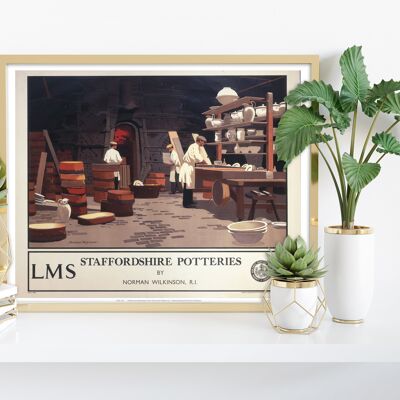 Staffordshire Potteries - 11X14” Premium Art Print