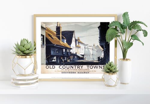 Old County Towns In Southern England - Premium Art Print