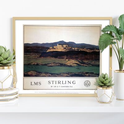 Stirling Lms - Impression d'art premium 11 x 14 po