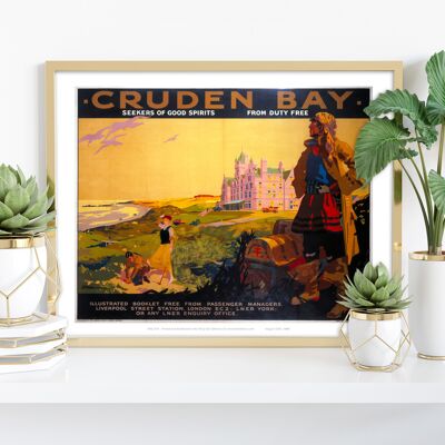 Cruden Bay Lner – Premium-Kunstdruck im Format 11 x 14 Zoll