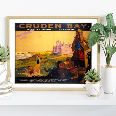 Cruden Bay Lner – Premium-Kunstdruck im Format 11 x 14 Zoll