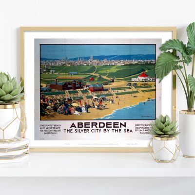 Aberdeen, la ciudad plateada junto al mar - Lámina artística premium