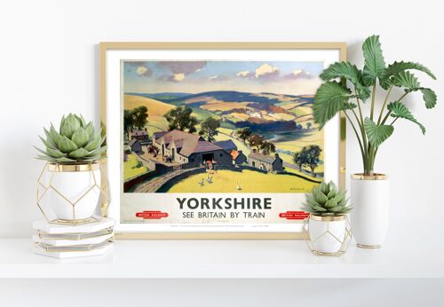 Yorkshire - British Railways - 11X14” Premium Art Print