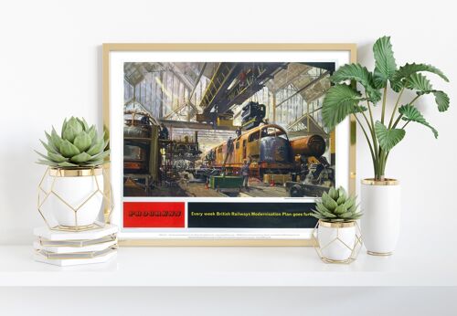 Progress - Modernisation Plan British Railways - Art Print