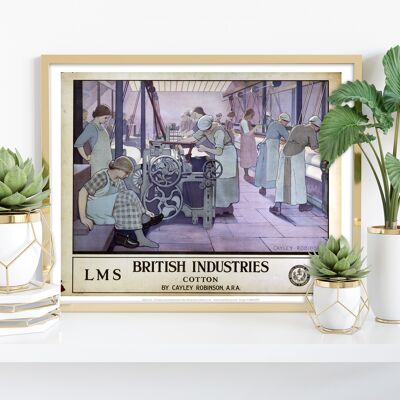 Industrias Británicas - Algodón Lms - 11X14" Premium Art Print