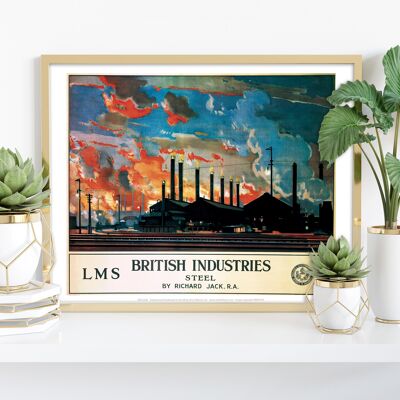 British Industries Steel Lms - Impresión de arte premium de 11X14"