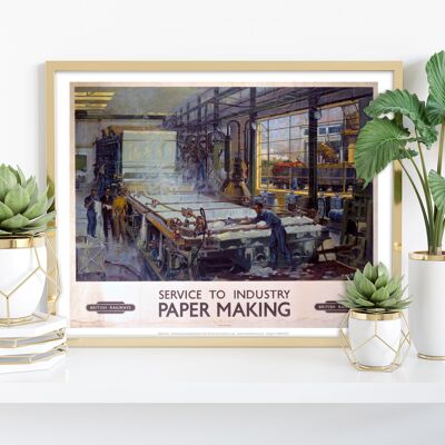 Service à l'industrie - Fabrication de papier - Impression d'art premium