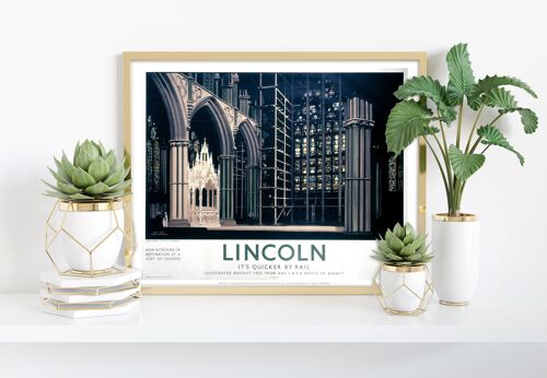 Lincoln Cathedral, Angel Choir - 11X14” Premium Art Print