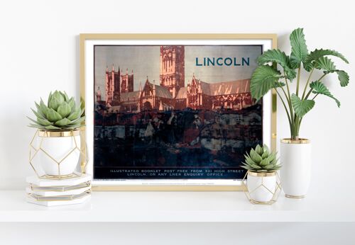 Lincoln Cathedral - 11X14” Premium Art Print