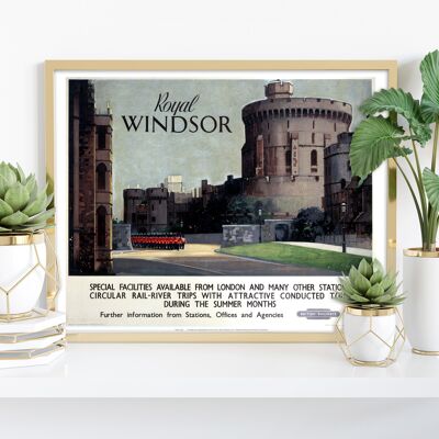 Royal Windsor – Premium-Kunstdruck im Format 11 x 14 Zoll