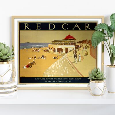 Redcar Lner - Stampa artistica premium 11 x 14".