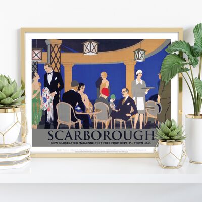 Scarborough Nightlife - Stampa d'arte premium 11 x 14".