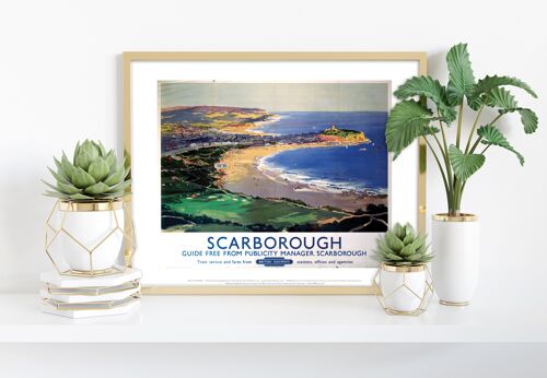 Scarborough British Railways - 11X14” Premium Art Print