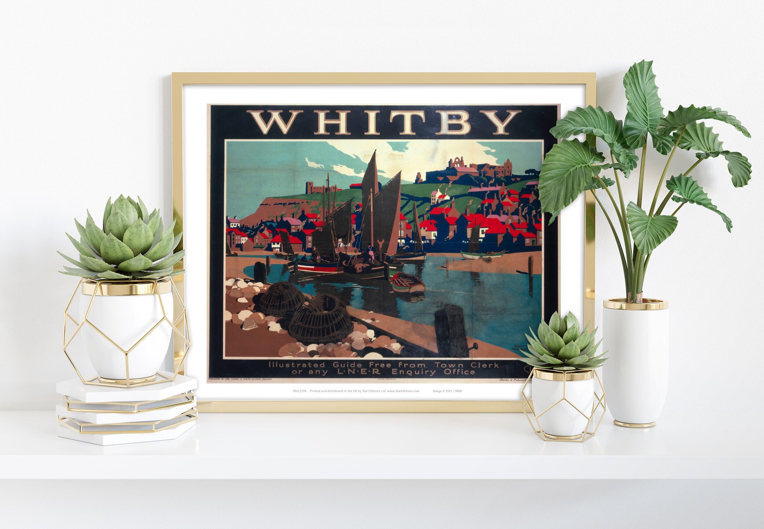 Whitby Lner – Premium-Kunstdruck im Format 11 x 14 Zoll