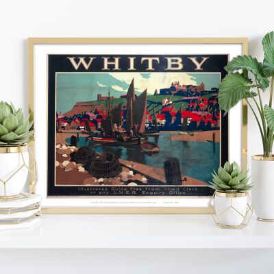 Whitby Lner - Impresión de arte premium de 11X14"