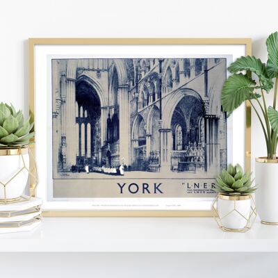 York von Lner – Premium-Kunstdruck im Format 11 x 14 Zoll