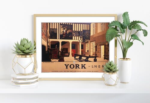 York The Treasurers House - 11X14” Premium Art Print
