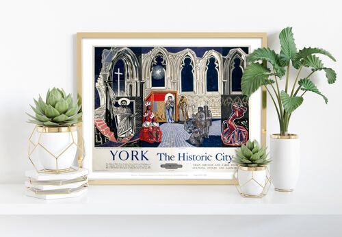York The Historic City - 11X14” Premium Art Print