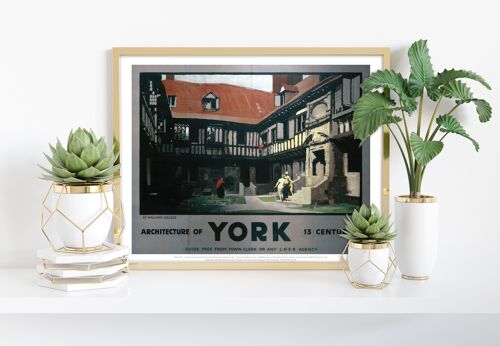 Architecture Of York - 11X14” Premium Art Print