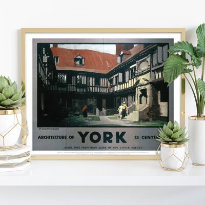 Architettura di York - Stampa d'arte premium 11 x 14".