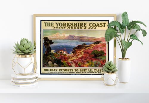 Yorkshire Coast Twixt Moors And Sea - Premium Art Print