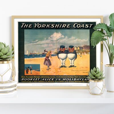 La costa dello Yorkshire Alice nel paese delle meraviglie - Stampa artistica premium