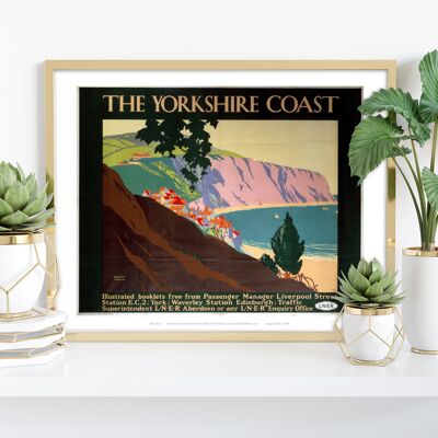 The Yorkshire Coast Lner – Premium-Kunstdruck im Format 11 x 14 Zoll