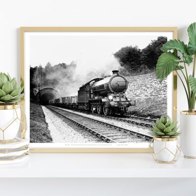 Lokomotive – Premium-Kunstdruck im Format 11 x 14 Zoll