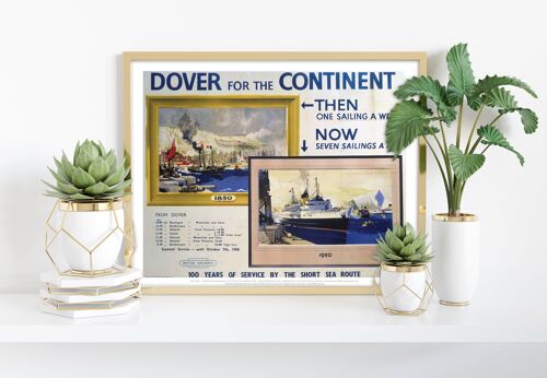 Dover For The Continent - 11X14” Premium Art Print