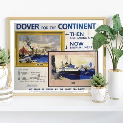 Dover For The Continent - 11X14” Premium Art Print