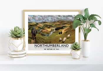 Northumberland, le comté le plus au nord d'Angleterre Impression artistique