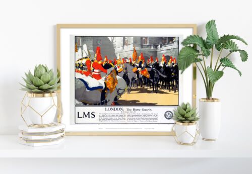 London: The Horse Guards - 11X14” Premium Art Print