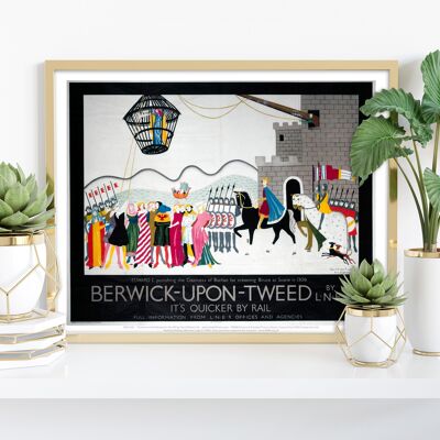 Berwick Upon Tweed – Edward I – Premium-Kunstdruck, 27,9 x 35,6 cm