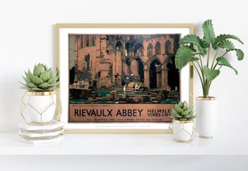 Abbaye de Rievaulx - Helmsley Station Yorkshire Impression artistique