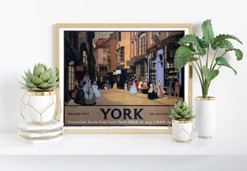 York, ville fortifiée des temps anciens - 11X14" Premium Art Print