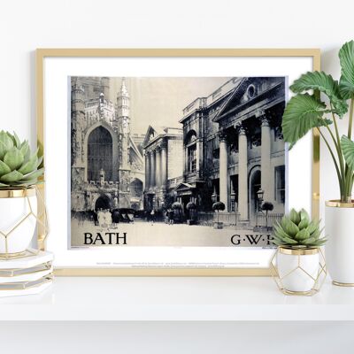 Bath, Historic Gwr – Premium-Kunstdruck im Format 11 x 14 Zoll