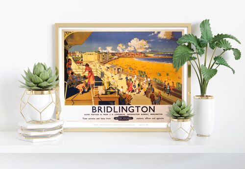 Bridlington - British Railways - 11X14” Premium Art Print