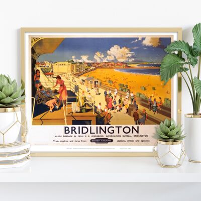 Bridlington - British Railways - Stampa d'arte premium 11 x 14".