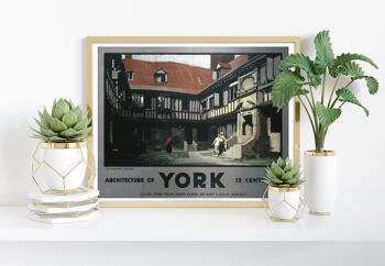 York, architecture des 13 siècles - Impression d'art premium