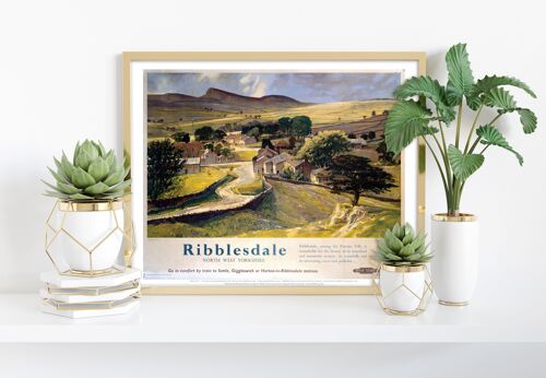 Ribblesdale, North West Yorkshire - 11X14” Premium Art Print
