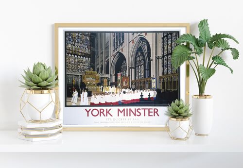 York Minster - 11X14” Premium Art Print